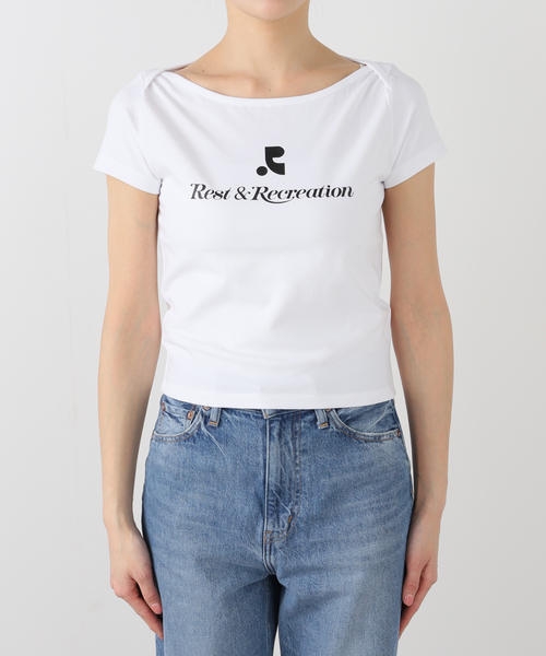 Rest&Recreation（レストアンドレクリエーション）の「【Rest&Recreation/レストアンドレクリエーション】 LIP NECK Tシャツ（Tシャツ/カットソー・レディース・ブラック/ホワイト・FREE）」の22枚目の写真
