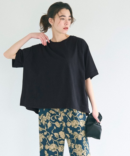 cohinaバックタックフレアカットソー バックタックフレアTシャツ（Tシャツ/カットソー）｜coca（coca