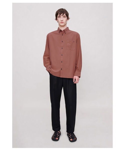 A.P.C.（アーペーセー）の「CHEMISE MATEO LOGO（シャツ/ブラウス・メンズ・ブラック/ブルー/ピンク・XS/S/M/L/XL/98）」の10枚目の写真