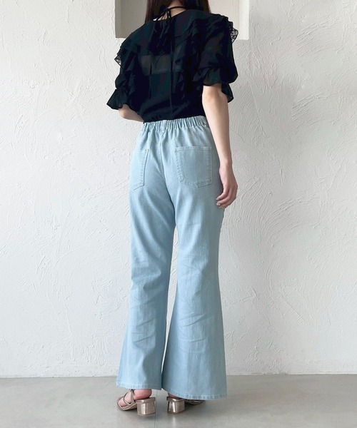 ジュール ピュア コットン デニム パンツ・JOUR DU JOUR/デュ ジュール SHADE BAGGY JEAN（デニムパンツ）｜B.C