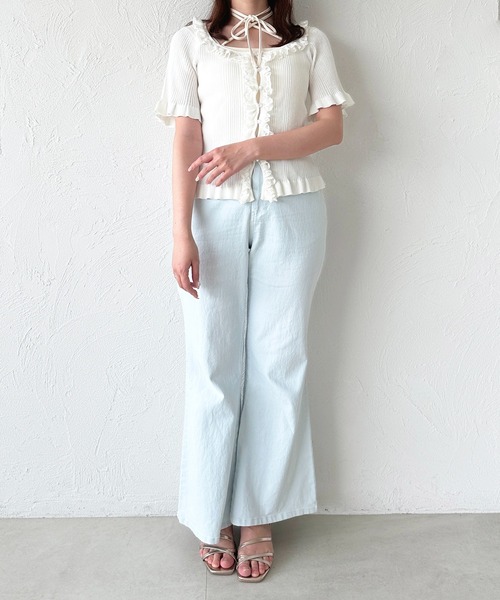 ジュール ピュア コットン デニム パンツ・JOUR DU JOUR/デュ ジュール SHADE BAGGY JEAN（デニムパンツ）｜B.C