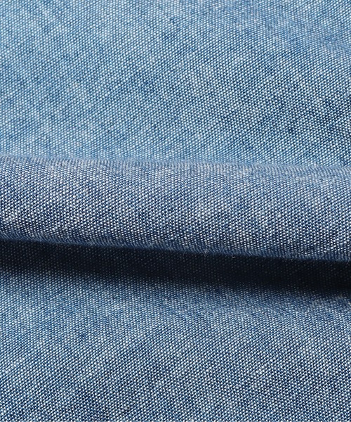 CAL O LINE（キャルオーライン）の「CAL O LINE/キャルオーライン KENDAI CHAMBRAY S/S SHIRT シャツ 刺繍（シャツ/ブラウス・レディース・ブルー系1・XL/L）」の17枚目の写真