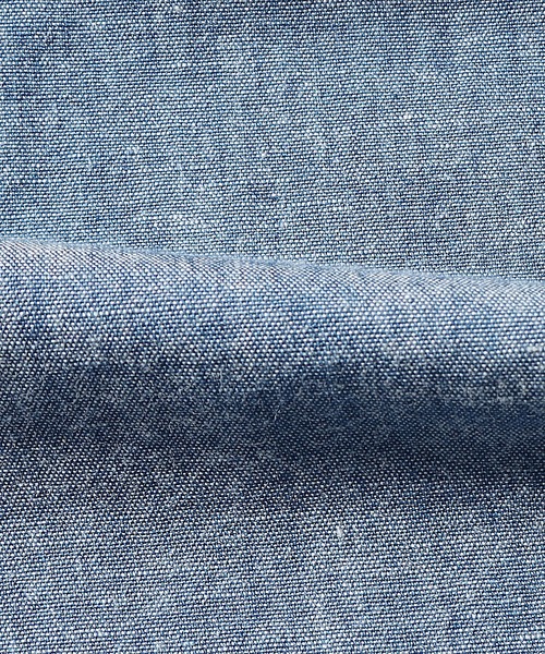 CAL O LINE（キャルオーライン）の「CAL O LINE/キャルオーライン KENDAI CHAMBRAY S/S SHIRT シャツ 刺繍（シャツ/ブラウス・レディース・ブルー系1・XL/L）」の18枚目の写真