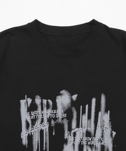 Figments（フィグメンツ）の「インクロゴビッグＴ（Tシャツ/カットソー・レディース・ホワイト/ブラック・FREE）」の4枚目の写真