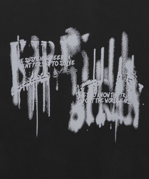 Figments（フィグメンツ）の「インクロゴビッグＴ（Tシャツ/カットソー・レディース・ホワイト/ブラック・FREE）」の5枚目の写真