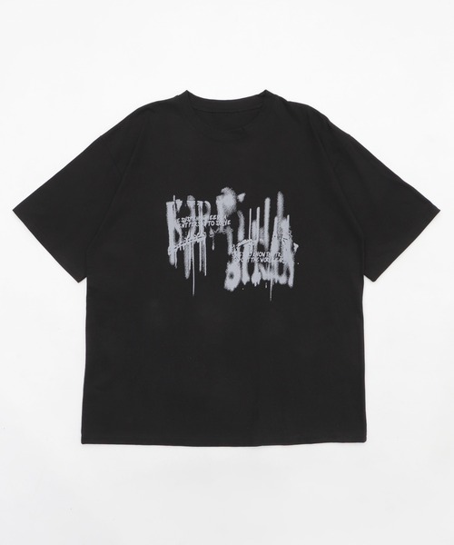 Figments（フィグメンツ）の「インクロゴビッグＴ（Tシャツ/カットソー・レディース・ホワイト/ブラック・FREE）」の8枚目の写真