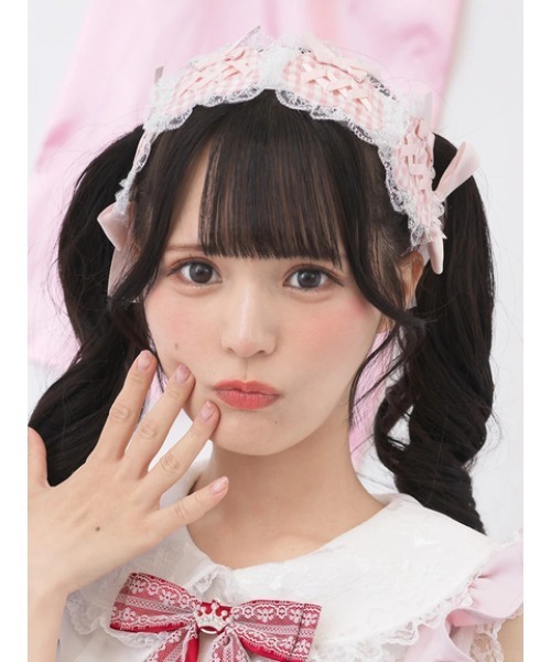 Ank Rouge（アンクルージュ）の「ハートヘッドドレス（その他ヘアアクセサリー・レディース・ピンク/ブルー/ブラック・FREE）」の18枚目の写真