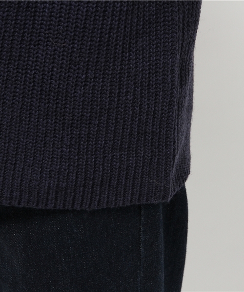 LBC(エルビーシー)の「7Gヤクブレンド畦Vプルオーバー(ニット/セーター・レディース・アッシュグレー/ネイビー/ベージュ・LARGE/MEDIUM)」の9枚目の写真