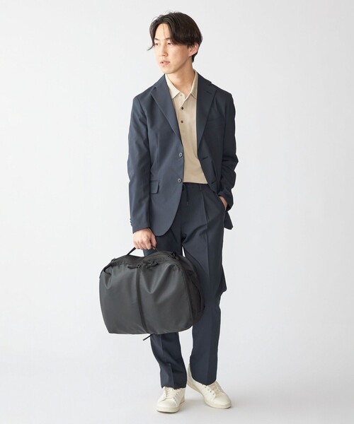 SHIPS(シップス)の「【WEB限定】SHIPS: 3WAY 合成皮革 バックパック(バックパック/リュック・メンズ・チャコールグレー/ブラック/ネイビー・ONE SIZE)」の4枚目の写真
