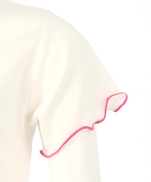 ANAP kids(アナップキッズ)の「チェック柄ビスチェ×メローTシャツ SET 【セットアップ着用可】(Tシャツ/カットソー・キッズ・ラベンダー/ライトピンク・110cm/120cm/130cm)」の17枚目の写真