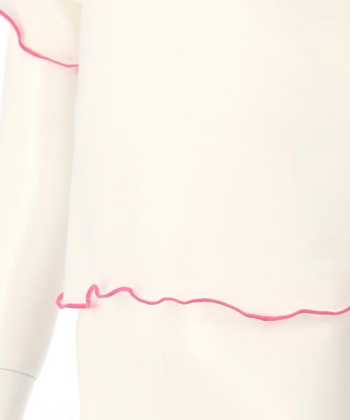 ANAP kids(アナップキッズ)の「チェック柄ビスチェ×メローTシャツ SET 【セットアップ着用可】(Tシャツ/カットソー・キッズ・ラベンダー/ライトピンク・110cm/120cm/130cm)」の19枚目の写真