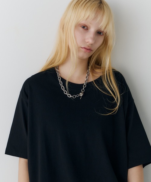 AFF AIVER(エイエフエフアイバー)の「AFF AIVER サージカルダブルリングチェーンネックレス(ネックレス・メンズ・シルバー・FREE)」の8枚目の写真