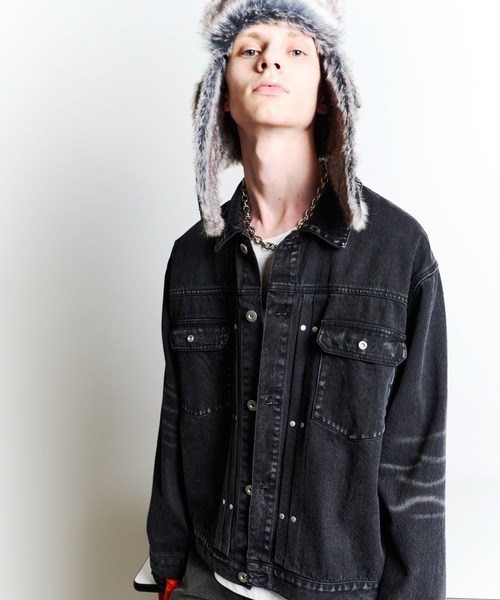 AFF AIVER(エイエフエフアイバー)の「AFF AIVER サージカルダブルリングチェーンネックレス(ネックレス・メンズ・シルバー・FREE)」の2枚目の写真