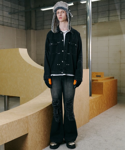 AFF AIVER(エイエフエフアイバー)の「AFF AIVER サージカルダブルリングチェーンネックレス(ネックレス・メンズ・シルバー・FREE)」の4枚目の写真