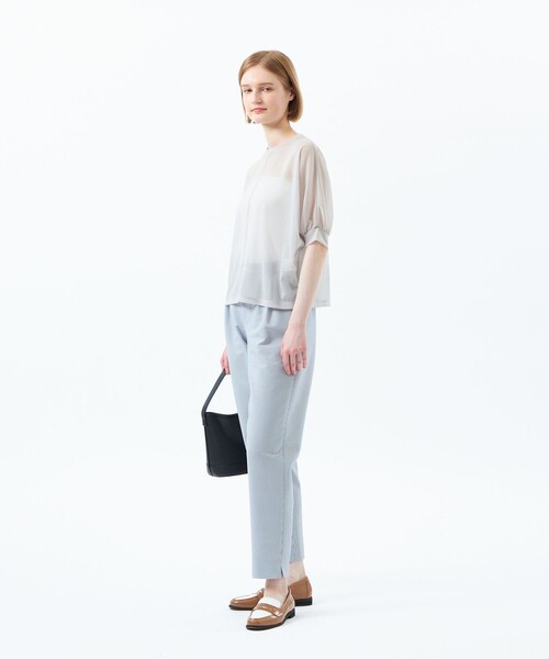 MACKINTOSH PHILOSOPHY（ﾏｯｷﾝﾄｯｼｭ ﾌｨﾛｿﾌｨｰ）の「シアードルマンTシャツ（Tシャツ/カットソー・レディース・イエロー/グレー系その他/ブラック・38）」の13枚目の写真