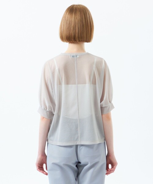 MACKINTOSH PHILOSOPHY（ﾏｯｷﾝﾄｯｼｭ ﾌｨﾛｿﾌｨｰ）の「シアードルマンTシャツ（Tシャツ/カットソー・レディース・イエロー/グレー系その他/ブラック・38）」の8枚目の写真
