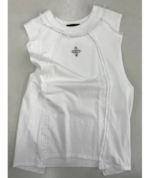 タンクトップ SURGERY dekki clover logo sleeveless 5FT1971 ○SURGERY○ surgery metal clover logo sleeveless (SURGERY