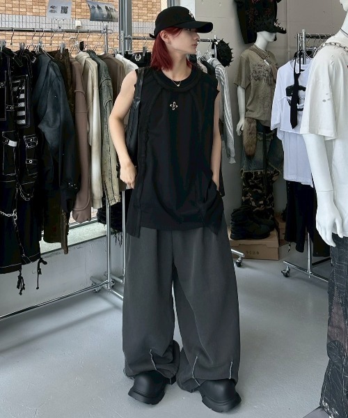 SURGERY】dekki clover logo sleeveless / 【サージェリー