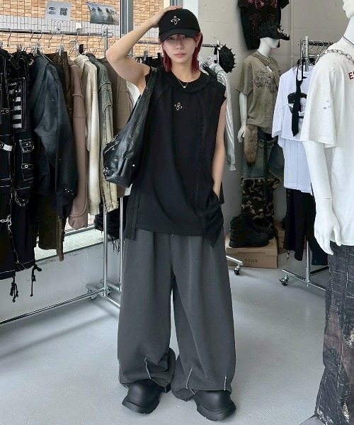 SURGERY】dekki clover logo sleeveless / 【サージェリー