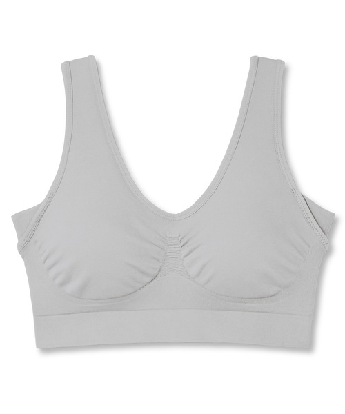 BAMBI WATER（バンビウォーター）の「【昼夜兼用】ノンワイヤーなのにホールド力抜群 外出時もおうちでも 1日中使える ナイトブラ セットアップ可能 ブラジャー（ナイトブラ・レディース・ベージュ/モカ/ネイビー/グレイッシュベージュ/ベージュ系その他/テラコッタ/ライトグレー/アイボリー/ブラック/グレイッシュブルー/スモークピンク/ピンクベージュ・S/XXL/XL/L/M）」の17枚目の写真