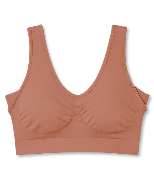 BAMBI WATER（バンビウォーター）の「【昼夜兼用】ノンワイヤーなのにホールド力抜群 外出時もおうちでも 1日中使える ナイトブラ セットアップ可能 ブラジャー（ナイトブラ・レディース・ベージュ/モカ/ネイビー/グレイッシュベージュ/ベージュ系その他/テラコッタ/ライトグレー/アイボリー/ブラック/グレイッシュブルー/スモークピンク/ピンクベージュ・S/XXL/XL/L/M）」の20枚目の写真