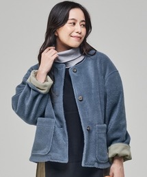 KRIFF MAYER Lady's Collection | 【軽い･暖かい】パイルフリースノーカラージャケット(その他アウター)