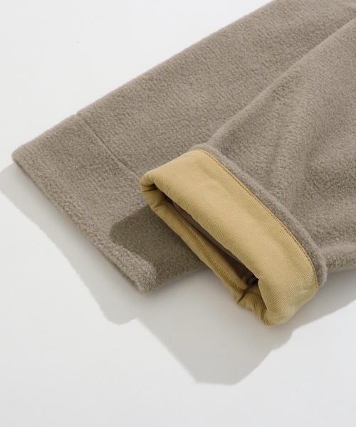 KRIFF MAYER Lady's Collection（クリフメイヤーレディースコレクション）の「【軽い･暖かい】パイルフリースノーカラージャケット（その他アウター・レディース・ネイビー/ブラウン/グレイッシュベージュ/ブルー・MEDIUM/LARGE）」の15枚目の写真