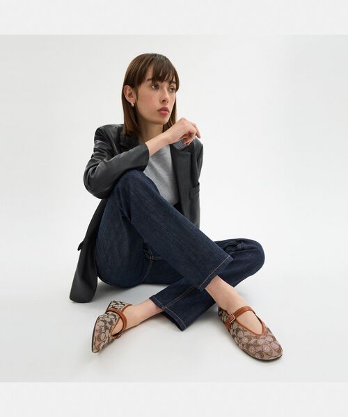 COACH（コーチ）の「メリージェーン・クリスタル シグネチャー ジャカード（パンプス・レディース・ブラウン系その他・7/5/8/6.5/6）」の5枚目の写真