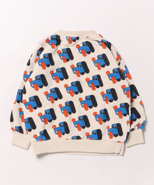 BOBO CHOSES(ボボショーズ)の「Doggy Mate all over sweatshirt(スウェット・キッズ・オフホワイト・24MONTH/18MONTH/12MONTH/3MONTH/6MONTH/9MONTH)」の4枚目の写真