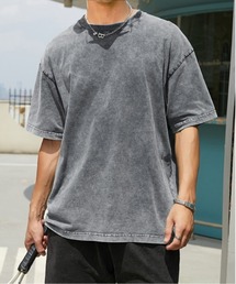 ”シンプルでフレッシュに” 無地ヴィンテージ加工Tシャツ