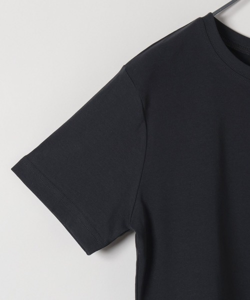 JEANASIS(ジーナシス)の「シンプルフライスチビTEE SS/580592(Tシャツ/カットソー・レディース・ホワイト/ブラック/ホワイト系その他・FREE)」の6枚目の写真