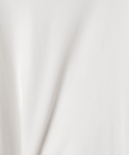 JEANASIS(ジーナシス)の「シンプルフライスチビTEE SS/580592(Tシャツ/カットソー・レディース・ホワイト/ブラック/ホワイト系その他・FREE)」の10枚目の写真