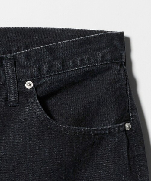 SCYE BASICS(サイベーシックス)の「<SCYE BASICS>ストレート ブラック デニムパンツ(デニムパンツ・メンズ・ブラック・27inch/29inch/31inch)」の5枚目の写真