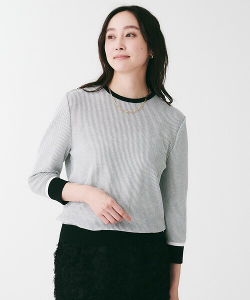 アンタイトル ニット セーター 長袖 ウール混 ブランド トップス 日本製 レディース 2サイズ ダークグレー UNTITLED Knit・Sweater【UNTITLED､ニット､セーター】 | UNTITLED
