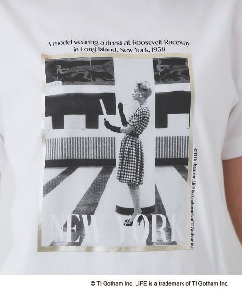 index(インデックス)の「◆LIFEフォトアソートTシャツ【洗濯機洗い可】(Tシャツ/カットソー・レディース・ホワイト/オフホワイト/ホワイト系・00)」の11枚目の写真