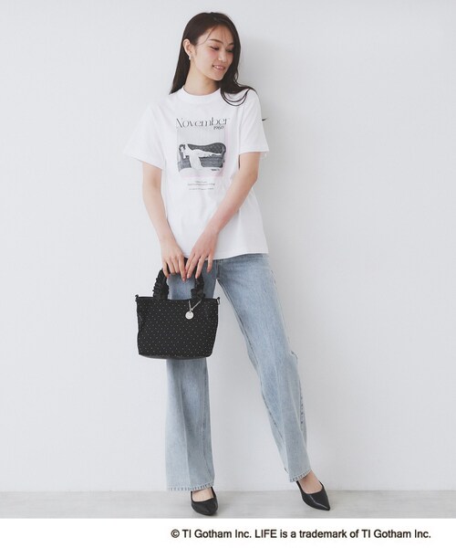 index(インデックス)の「◆LIFEフォトアソートTシャツ【洗濯機洗い可】(Tシャツ/カットソー・レディース・ホワイト/オフホワイト/ホワイト系・00)」の13枚目の写真