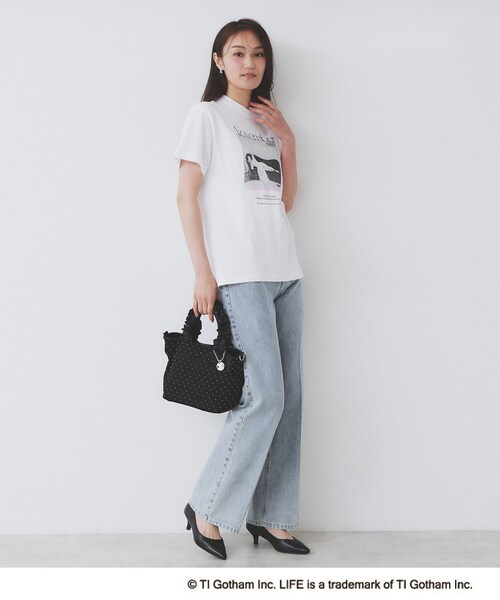 index(インデックス)の「◆LIFEフォトアソートTシャツ【洗濯機洗い可】(Tシャツ/カットソー・レディース・ホワイト/オフホワイト/ホワイト系・00)」の14枚目の写真