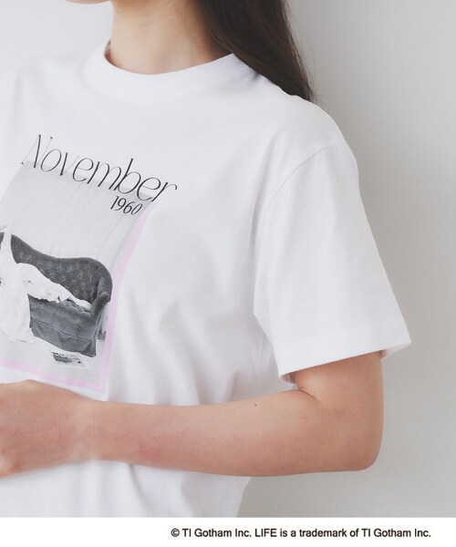 index(インデックス)の「◆LIFEフォトアソートTシャツ【洗濯機洗い可】(Tシャツ/カットソー・レディース・ホワイト/オフホワイト/ホワイト系・00)」の20枚目の写真