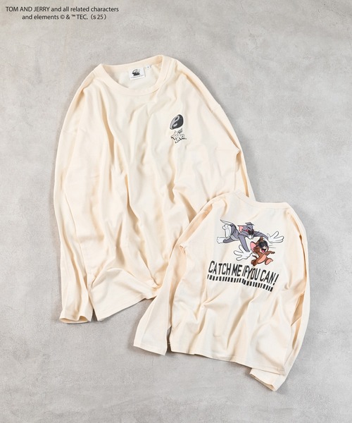 セール】【トムとジェリー】別注プリントロンT（Tシャツ/カットソー