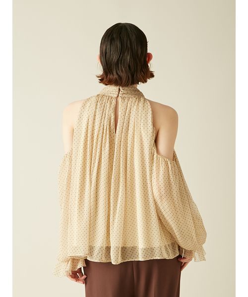 WEB限定カラー】ドレープボウタイシフォンブラウス（シャツ/ブラウス