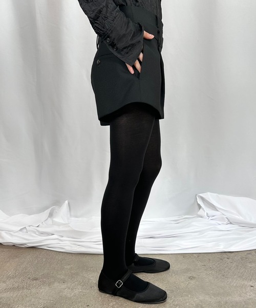 G.V.G.V.(ジーヴィージーヴィー)の「DOUBLE WAIST SHORTS(その他パンツ・レディース・グレー/ブラック/ネイビー・36/38)」の8枚目の写真