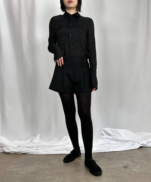 G.V.G.V.(ジーヴィージーヴィー)の「DOUBLE WAIST SHORTS(その他パンツ・レディース・グレー/ブラック/ネイビー・36/38)」の10枚目の写真