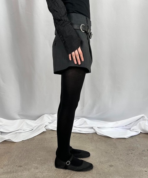 G.V.G.V.(ジーヴィージーヴィー)の「DOUBLE WAIST SHORTS(その他パンツ・レディース・グレー/ブラック/ネイビー・36/38)」の11枚目の写真