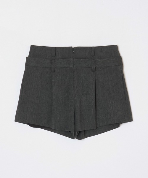 G.V.G.V.(ジーヴィージーヴィー)の「DOUBLE WAIST SHORTS(その他パンツ・レディース・グレー/ブラック/ネイビー・36/38)」の22枚目の写真