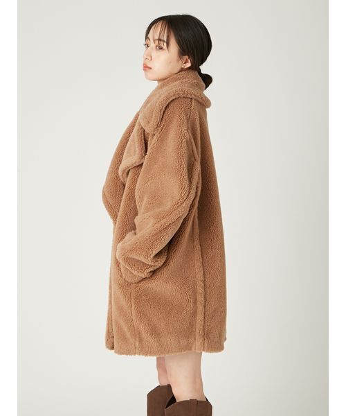 今季　FRAY I.D ECOPEL ボアミドルコート　ワンピース　ニット ECOPELボアミドルコート | フレイ アイディー(FRAY I.D) | マルイ