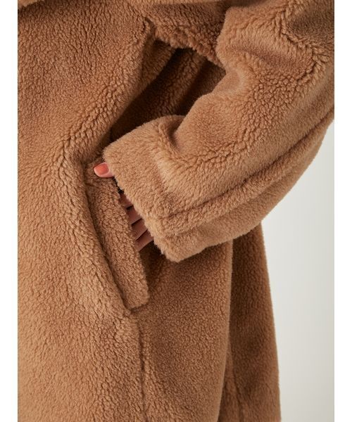 セール】ECOPELボアミドルコート（ムートンコート）｜FRAY I.D（フレイ