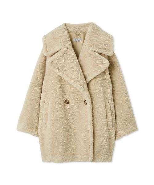 ECOPELボアミドルコート（ムートンコート）｜FRAY I.D（フレイ