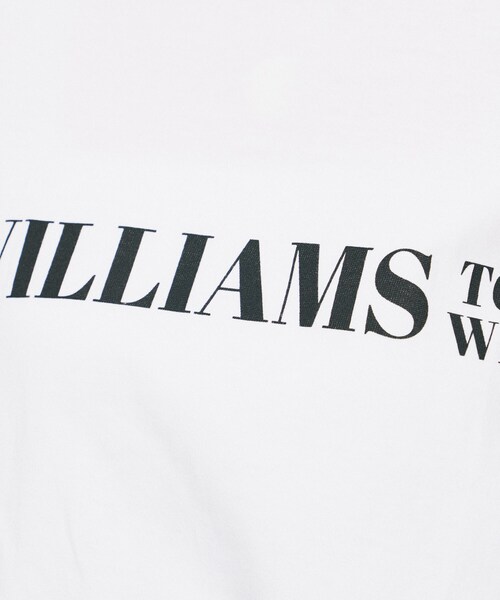 UNTITLED（アンタイトル）の「【Healthy DENIM】Williams TownロゴTシャツ（Tシャツ/カットソー・レディース・ホワイト/ブラウン系その他・02）」の6枚目の写真