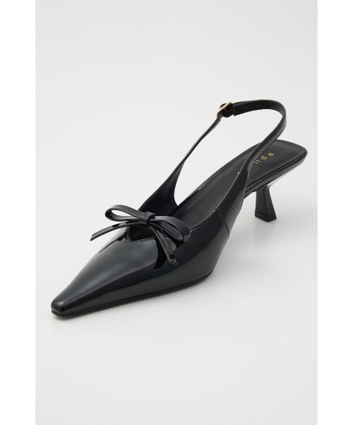 セール】リボンエナメルミュール 靴（サンダル）｜rienda（リエンダ