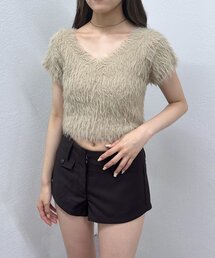 シャギーニット」に該当するニット/セーター（半袖